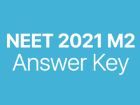 NEET 2021 M2 answer key