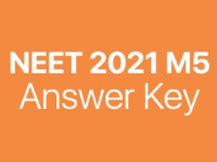 NEET 2021 M5 answer key