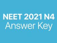 NEET 2021 N4 answer key