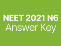 NEET 2021 N6 answer key