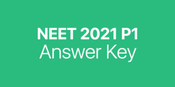 NEET 2021 P1 answer key