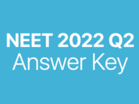 NEET 2022 Q2 answer key