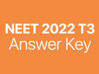 NEET 2022 T3 answer key