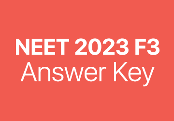 NEET 2023 F3 answer key