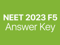 NEET 2023 F5 answer key