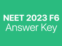 NEET 2023 F6 answer key