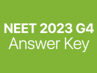 NEET 2023 G4 answer key