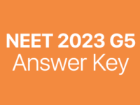NEET 2023 G5 answer key
