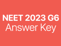 NEET 2023 G6 answer key