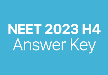 NEET 2023 H4 answer key