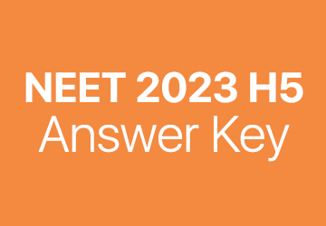 NEET 2023 H5 answer key