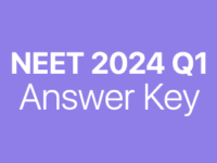 NEET 2024 Q1 answer key