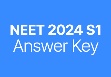 NEET 2024 S1 answer key