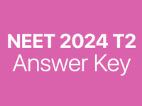 NEET 2024 T2 answer key